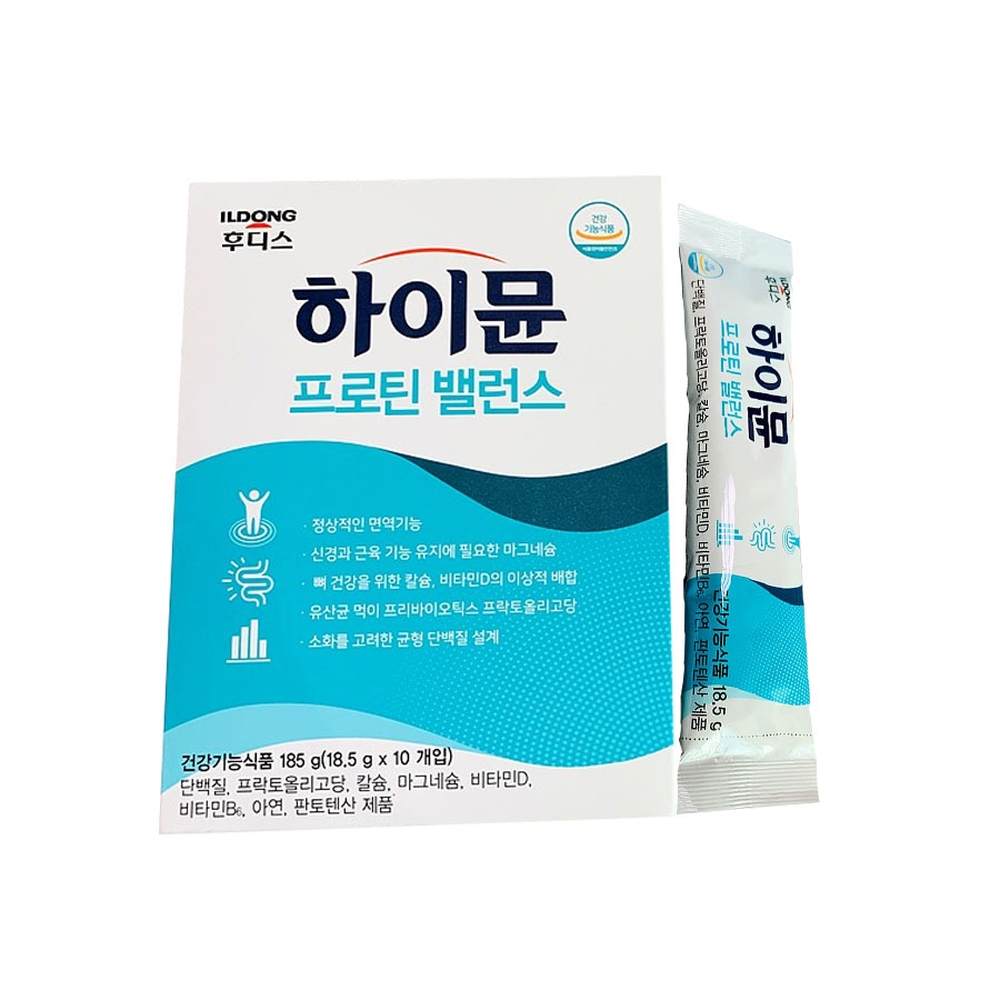 일동후디스 하이뮨 프로틴 밸런스 스틱 19g x 10개입 상세설명